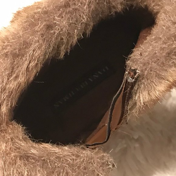 DANA BUCHMAN Faux Fur Fashion Ankle Boots Size 6,5 - Picture 6 of 8